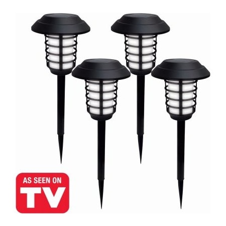 Emson. Of E. Mishon 4PK Solar Pathway Light 2905